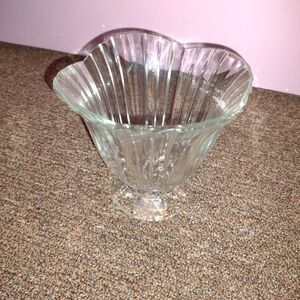 Clear vase